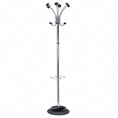 Coat Tree Chrome 6 Hook MPN:ABAPMCLAS