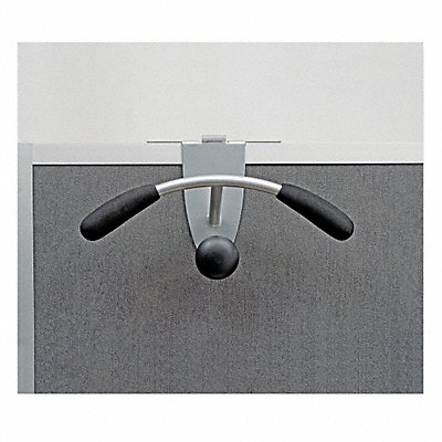 Metal Cubicle Valet Hook Black/Silver MPN:ABAPMMOUSPART
