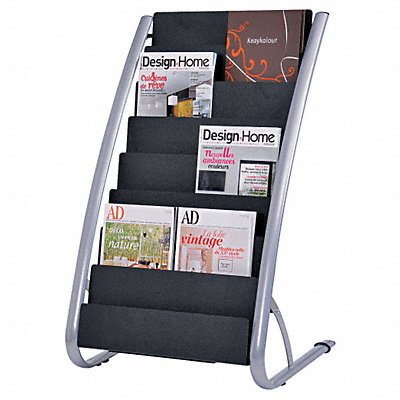 Literature Floor Display Rack Gray MPN:ABADDEXPO8