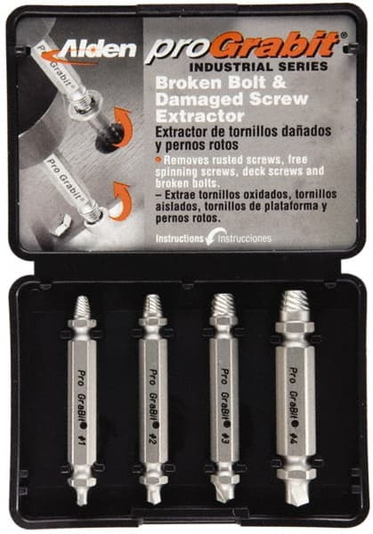 Bolt & Screw Extractor: 4 Pc MPN:8440P