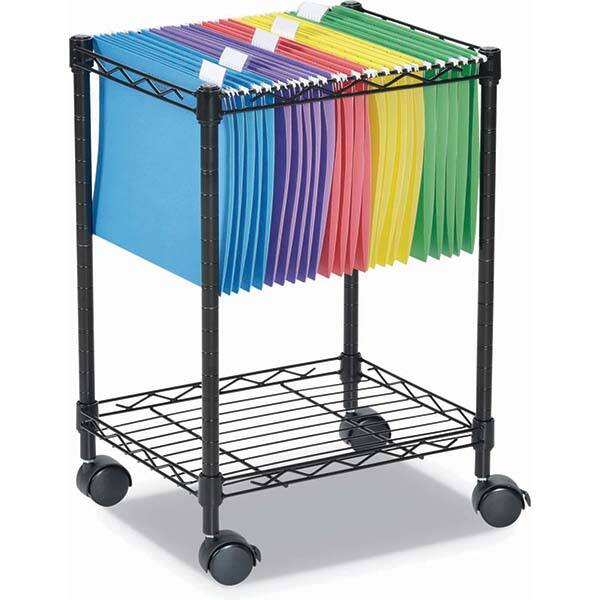 File Utility Cart: Steel, Black MPN:ALEFW601416BL