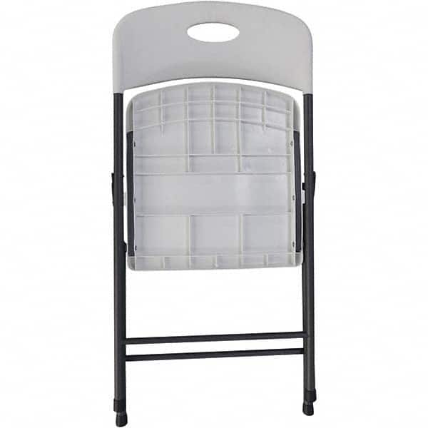 MOLDED RESIN FOLDING CHAIR, WHITE/DARK GRAY, 4/CARTON MPN:ALEFR9402