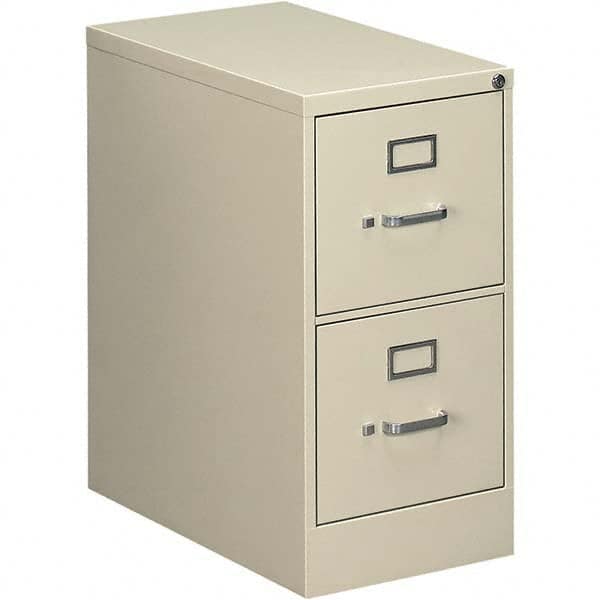 Vertical File Cabinet: 2 Drawers, Steel, Putty MPN:ALEHVF1529PY