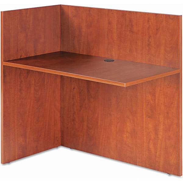 Alera Valencia Reversible Reception Return, 44 1/8w x 23 5/8d x 41 1/2h, Medium Cherry MPN:ALEVA324424MC