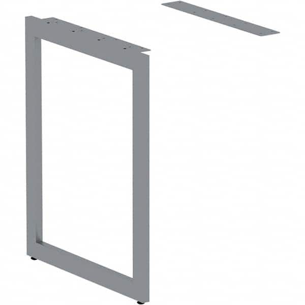 ALERA OPEN OFFICE SERIES O-LEG RETURN BASE, FULLY ADJUSTABLE, 23 5/8