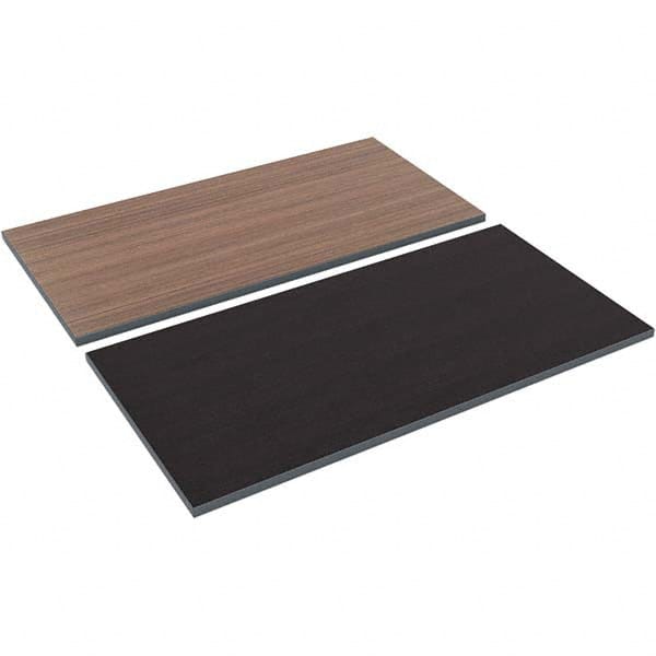 Reversible Laminate Table Top, Rectangular, 47 5/8w X 23 5/8d, Espresso/walnut MPN:ALETT4824EW