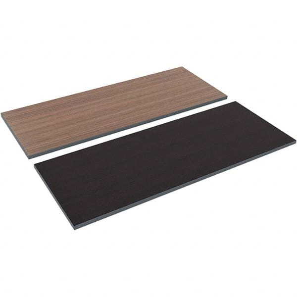 Reversible Laminate Table Top, Rectangular, 59 1/2w X 23 5/8d, Espresso/walnut MPN:ALETT6024EW