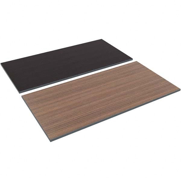 Reversible Laminate Table Top, Rectangular, 59 1/2w X 29 1/2d, Espresso/walnut MPN:ALETT6030EW