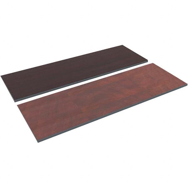 Reversible Laminate Table Top, Rectangular, 71 1/2w X 23 5/8,med Cherry/mahogany MPN:ALETT7224CM