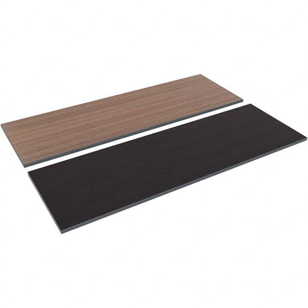 Reversible Laminate Table Top, Rectangular, 71 1/2w X 23 5/8d, Espresso/walnut MPN:ALETT7224EW