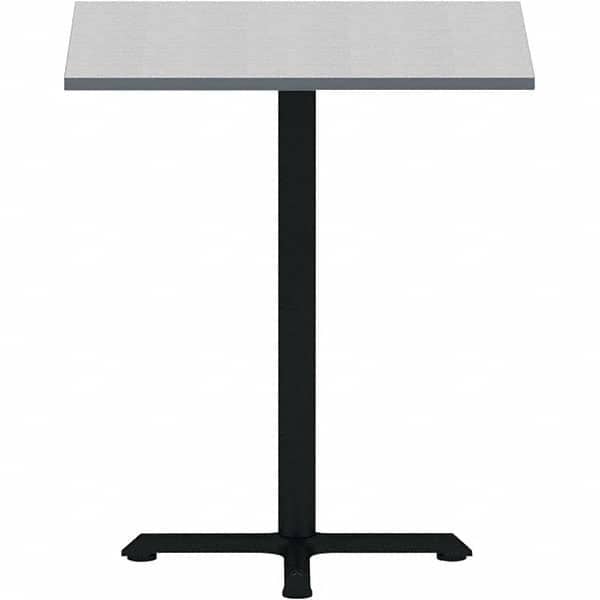 Tabletop: Gray & White, Laminate Table Top, Square MPN:ALETTSQ36WG
