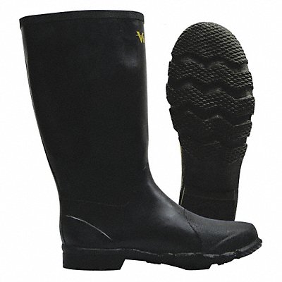 J4736 Rubber Boot Unisex 14 Knee Black PR MPN:VW3-14