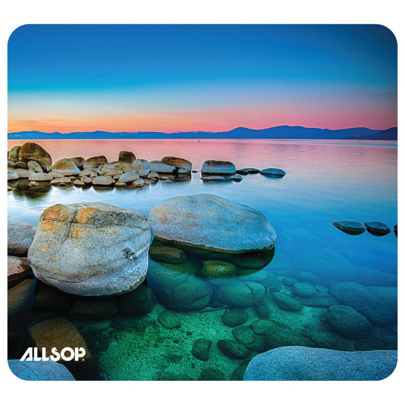 Allsop Naturesmart Mouse Pad, 8in x 8-3/4in, Tahoe (Min Order Qty 7) MPN:32411