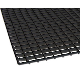 American Louver Eggcrate Panel Plastic Black PK5 TC-24-2448-BK-5PK