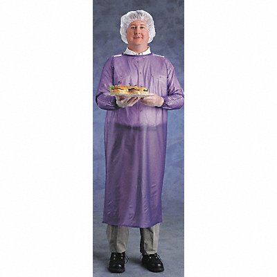 Coat Apron 51in. Lx64in. W Blue MPN:56-910