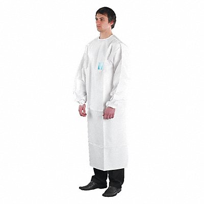 Disposable Lab Coat M White PK30 MPN:68-2000