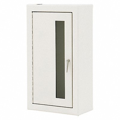 Fire ExtinguisherCabinet 20-1/2inH White MPN:7009-DV