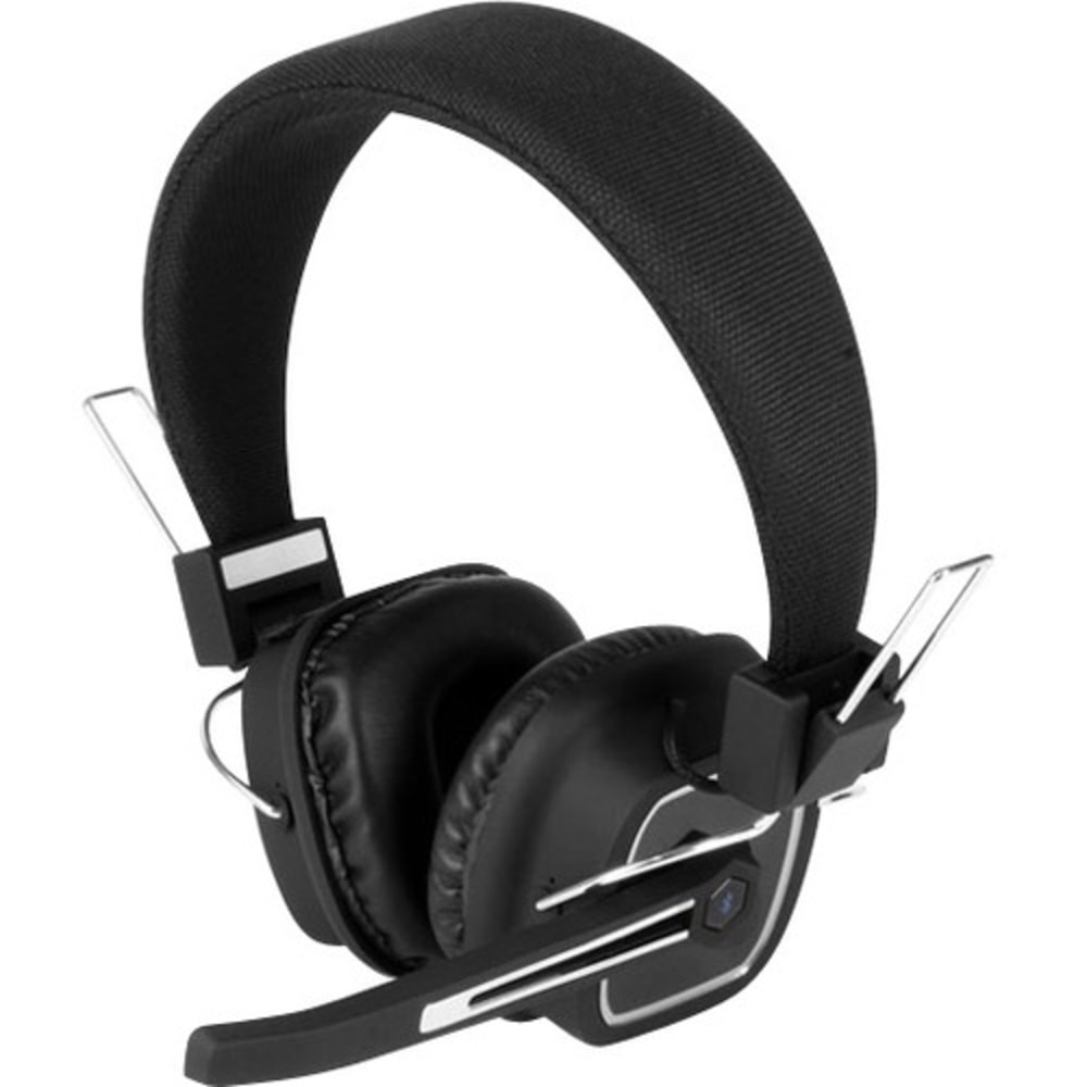 Aluratek Bluetooth Wireless Stereo Headset with Boom Microphone and Bluetooth Dongle - Stereo - Mini-phone (3.5mm) - Wired/Wireless - Bluetooth - 33 ft - 200 Hz - 20 kHz - Over-the-head - Binaural - Circumaural (Min Order Qty 2) MPN:ABHS02F