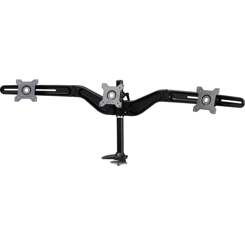 Amer Mounts Triple Monitor Grommet Mount Supports Flat Panel Sizes 15in to 24in AMR3P MPN:AMR3P