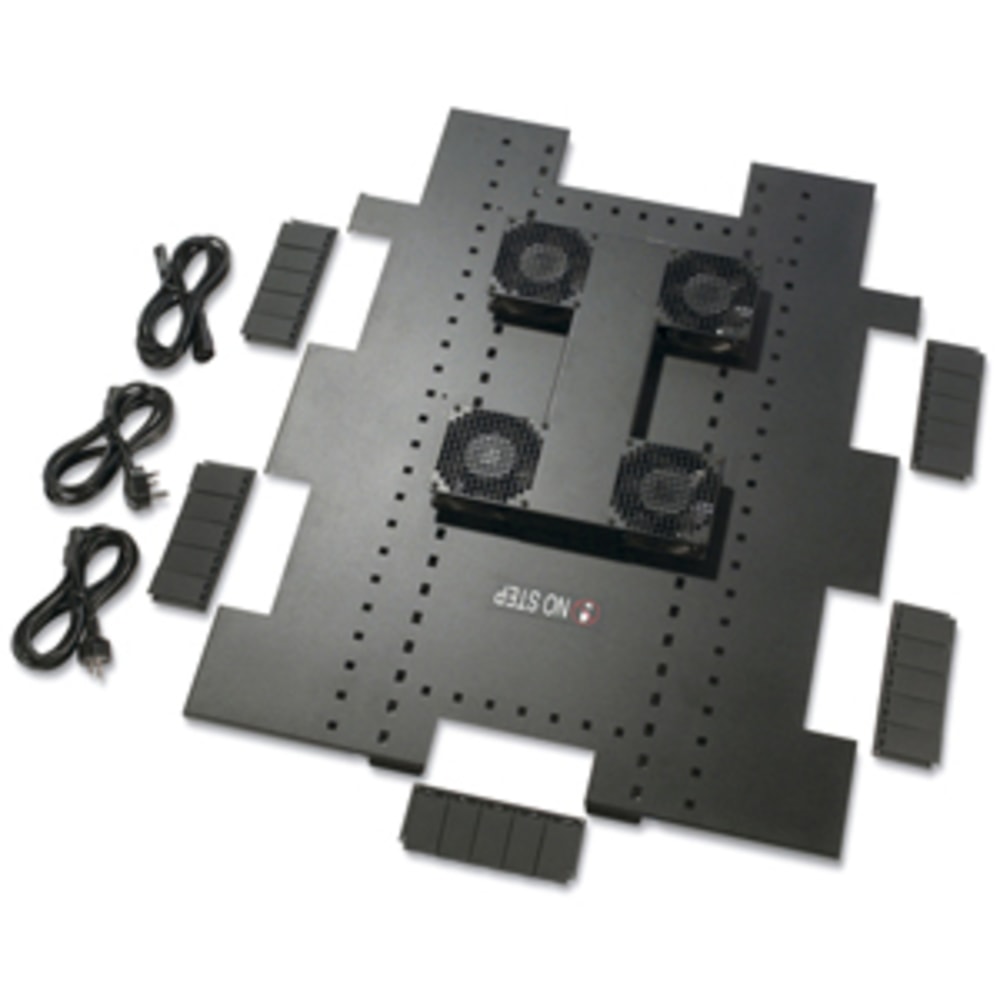 APC by Schneider Electric Roof Fan Tray for NetShelter SX 750mm Enclosures - 208 V AC440 CFM - Black MPN:ACF504