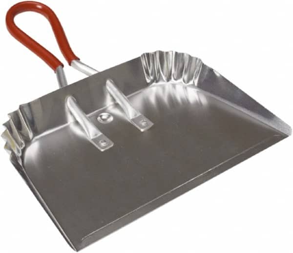 Handheld Dustpan: Aluminum Body, 9