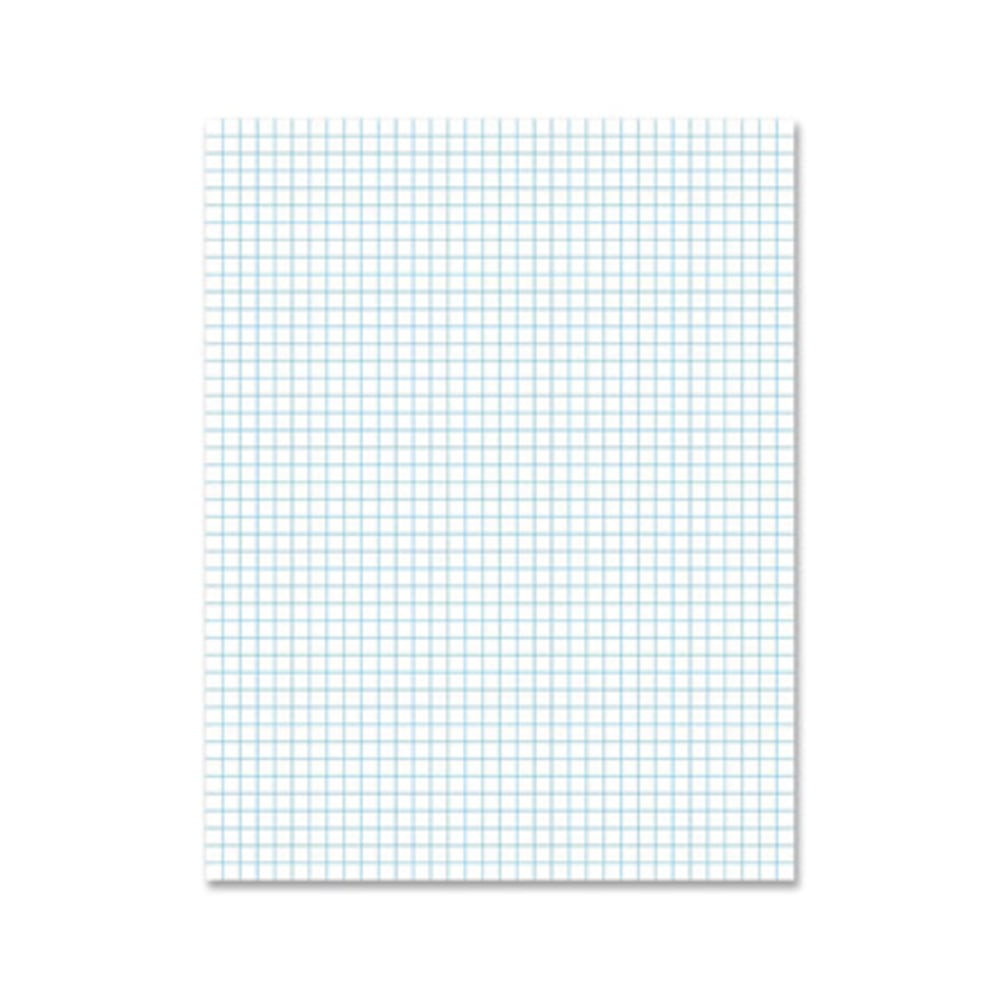 Ampad 2-Sided Pads, 8 1/2in x 11in, Quadrille Ruled, 50 Sheets, White (Min Order Qty 5) MPN:22000
