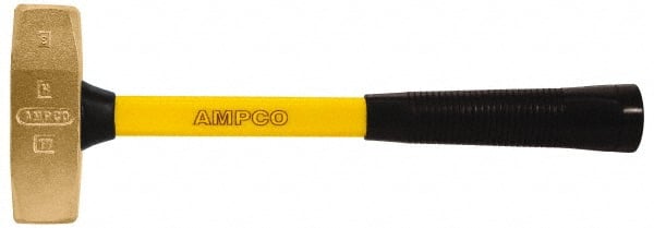 3 Lb Aluminum Bronze Nonsparking Double Face Engineer's Hammer MPN:H-17FG