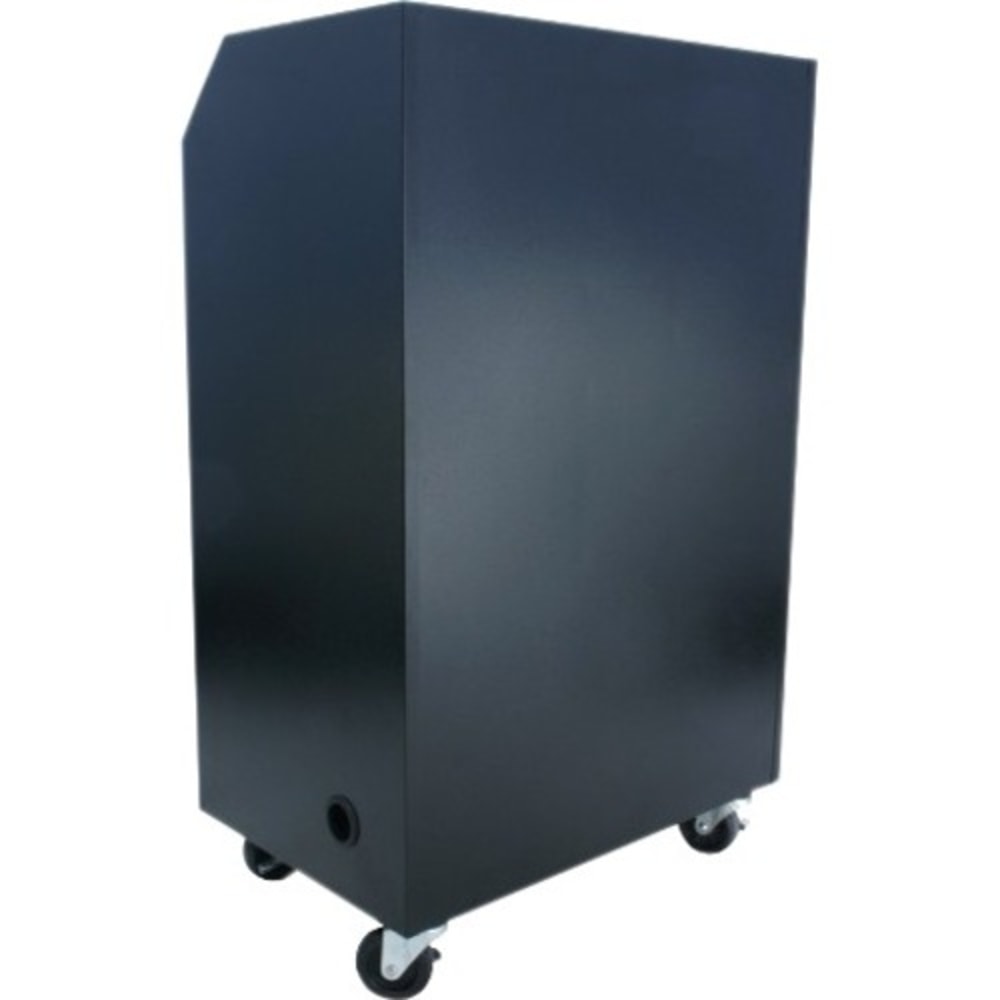 AmpliVox Sentry Mobile Workstation - Lectern - mobile - semi-gloss black - semi-gloss black base MPN:W480