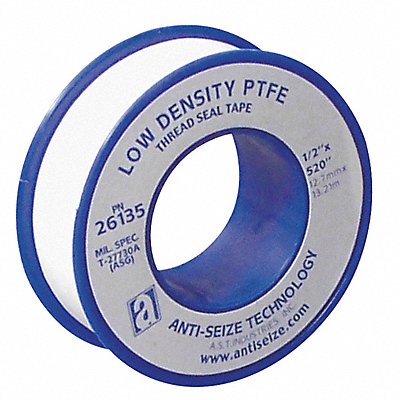 Thread Sealant Tape 1/2 W White MPN:26135