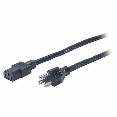 Power Cord 5-15P SJT 8 ft Blk 12A 14/3 MPN:AP9893