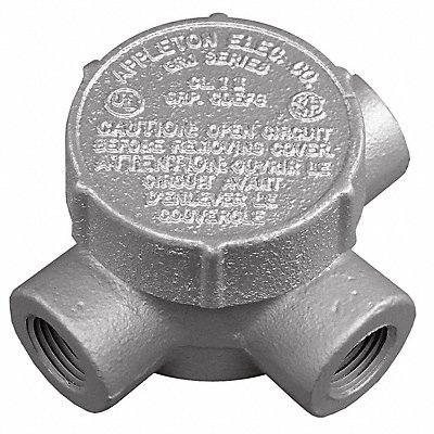 Conduit Outlet Body Iron Trd Sz 3/4in MPN:GRJT75