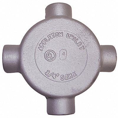 Conduit Outlet Body Iron X 3/4 In. MPN:SEHX-75
