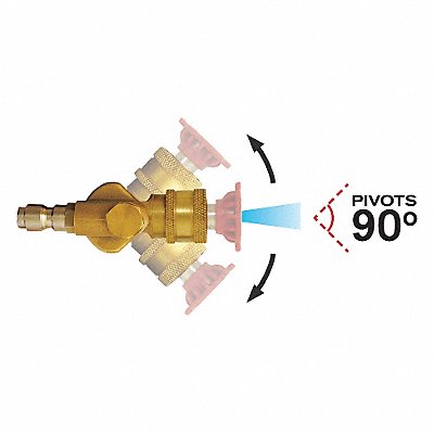 Connect Coupler 4000 psi Max Pressure MPN:AL-QC1/4PIVOT