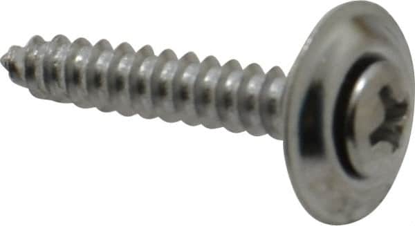 Sheet Metal Screw: #8, Sems Oval Head, Phillips MPN:2772