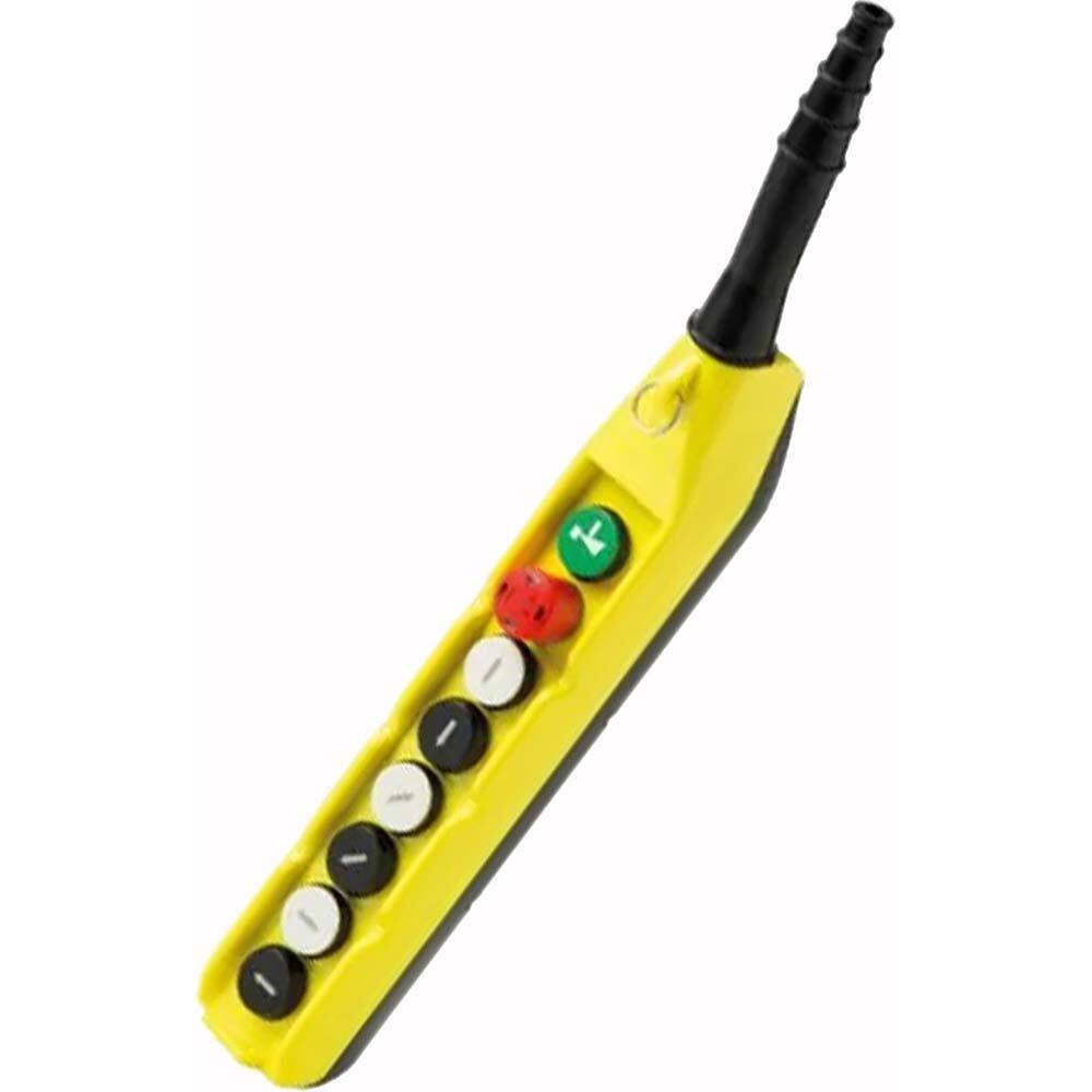 Pushbutton Switch Accessories, Switch Accessory Type: Pushbutton Operator, Emergency Stop , For Use With: Hoists, Cranes , Pushbutton Type: Flush  MPN:PL08-E
