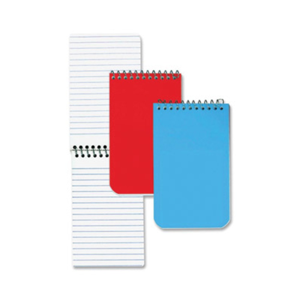 Rediform Wirebound Memo Notebook, 3in x 5in, 60 Sheets, Assorted Colors (Min Order Qty 18) MPN:31120