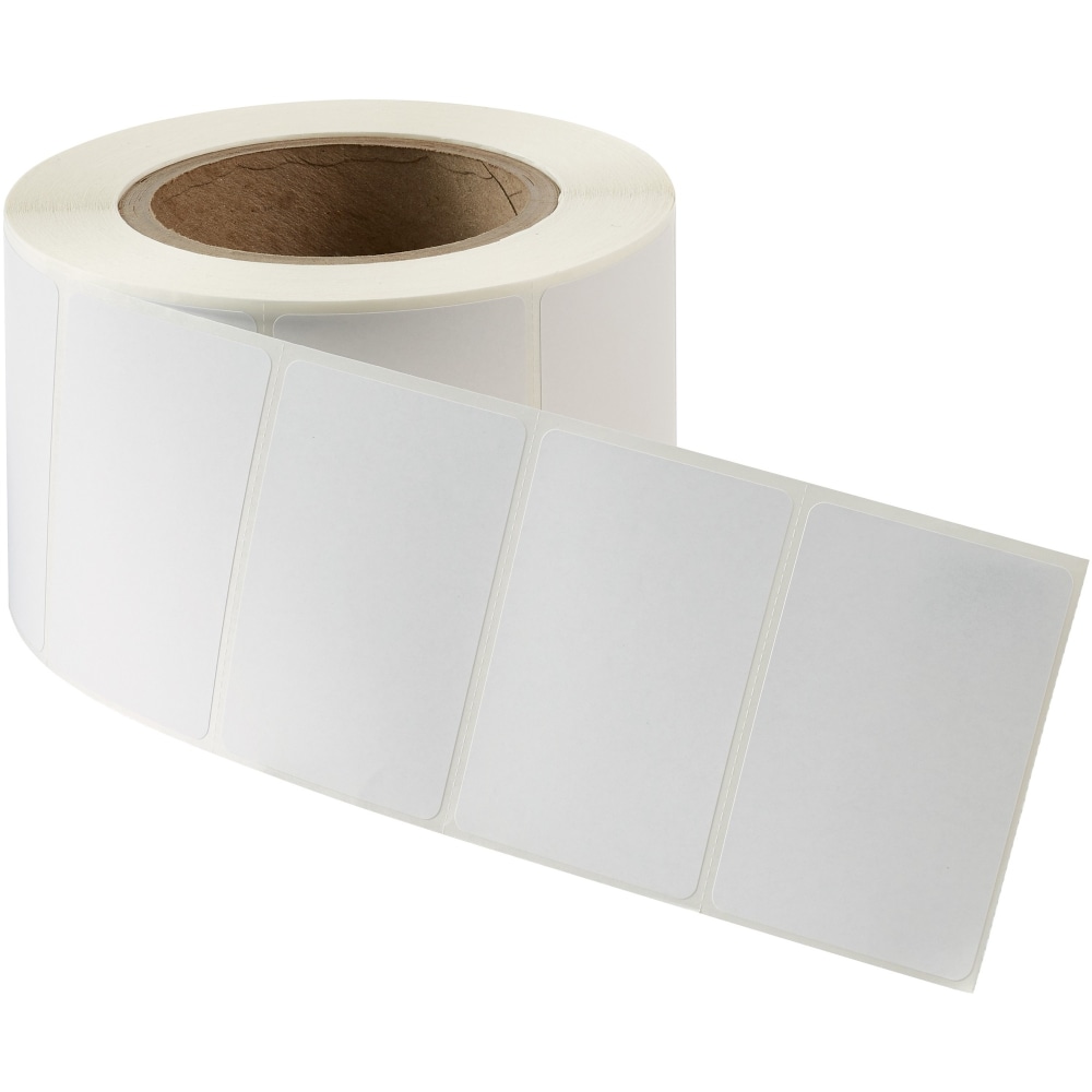 Avery Direct Thermal Labels - Permanent Adhesive - 3in Width x 2in Length - Rectangle - Direct Thermal - White - Paper - 4 / Box MPN:4132