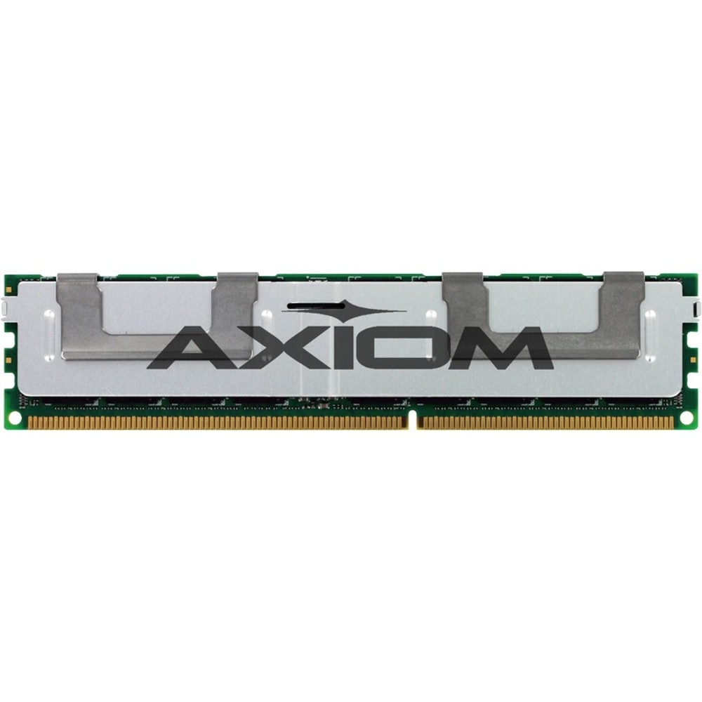 Axiom 32GB DDR3-1066 Low Voltage ECC RDIMM for HP - 627814-B21 - 32 GB (1 x 32 GB) - DDR3 SDRAM - 1066 MHz DDR3-1066/PC3-8500 - ECC - Registered - 240-pin - DIMM MPN:627814-B21-AX