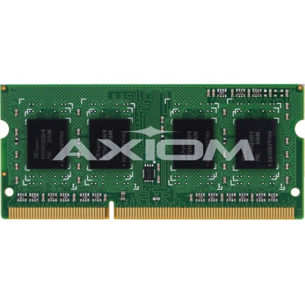 Axiom 16GB DDR3-1600 SODIMM Kit (2 x 8GB) TAA Compliant - 16 GB (2 x 8 GB) - DDR3 SDRAM - 1600 MHz DDR3-1600/PC3-12800 - 204-pin - SoDIMM MPN:AXG27693240/2