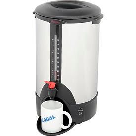 Classic Coffee Concepts SSU50 - Coffee Percolator / Urn 50-Cup Stainless Steel 120V SSU50
