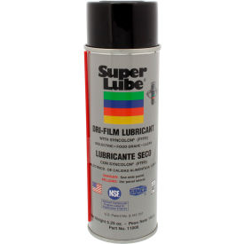 Super Lube 5.25 oz Dri -Film Lubricant with Syncolon PTFE Aerosol Clear - Pkg Qty 12 11006
