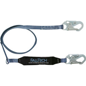 FallTech® 8256 ViewPack 6' Web Lanyard Single Leg with 2 Snap Hooks 8256