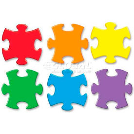 Trend Classic Accents Jigsaw Puzzle TEPT10906 Assorted Colors 36 Pieces/Pack T10906