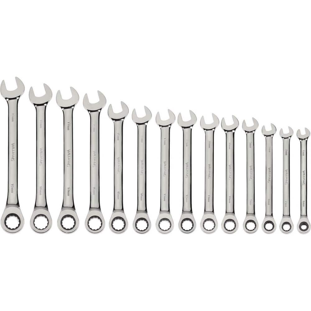 Wrench Sets, System Of Measurement: Metric , Container Type: Pouch , Wrench Size: 6 to 19 mm , Material: Steel , Overall Length: 6, 7, 8, 9, 10, 11, 12, 13, 14 MPN:JHMWS1124NRC