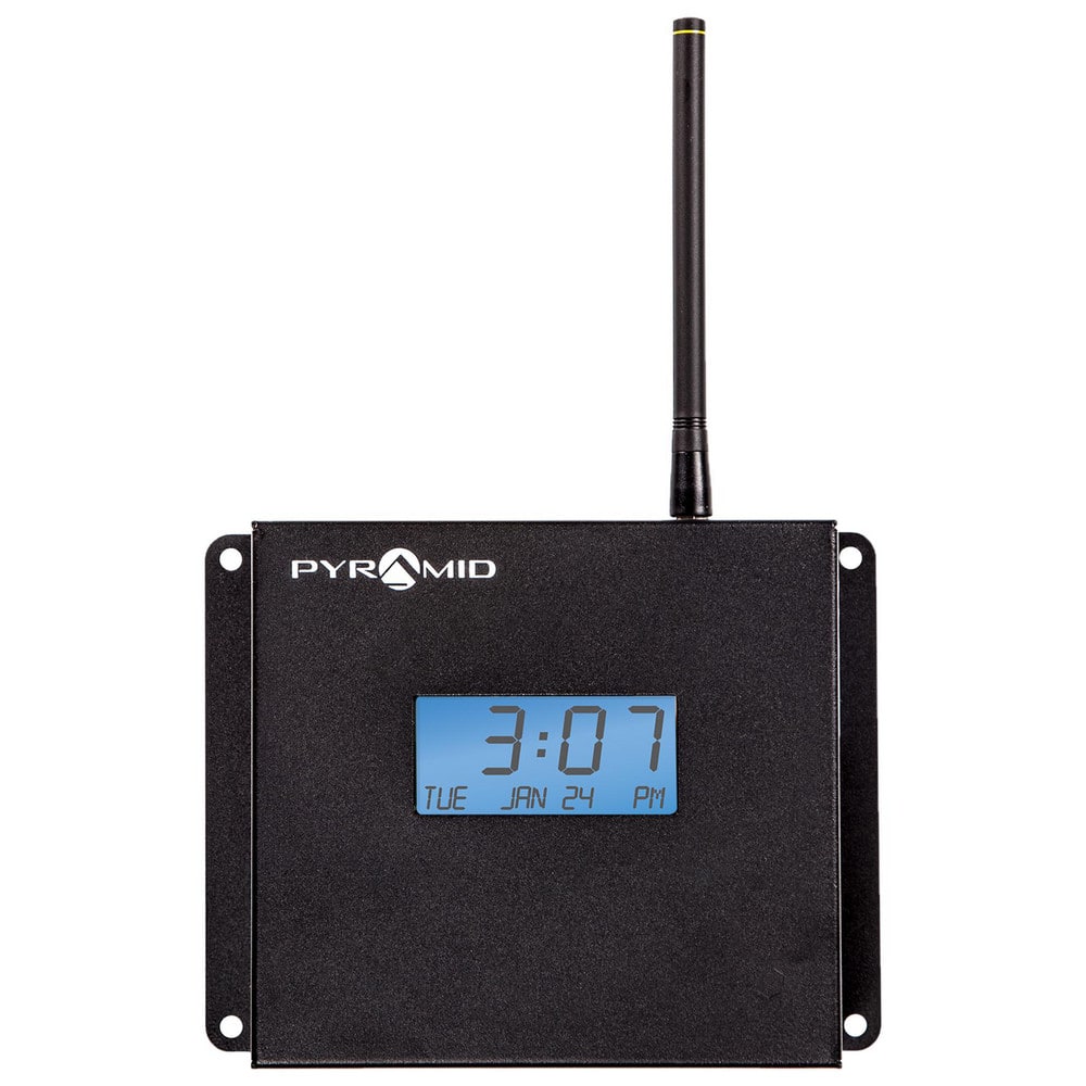 Time Cards & Time Clock Accessories, Type: Wireless Add-On Transmitter , For Use With: 2LMU3 , Material: Steel , Color: Black , Includes: Antenna, Cat 5 Cable MPN:42337