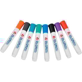 GoVets™ Dry Erase Markers Bullet Tip Assorted Colors 8 Pack 839695
