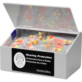 Horizon Mfg. 60 Pair Ear Plug Dispenser With Lid Holds 10 Pair Safety Glasses 5136-W 6