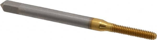 Thread Forming Tap: #3-48 UNC, 2/3B Class of Fit, Bottoming, High Speed Steel, TiN Coated MPN:10523-01T