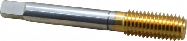 Thread Forming Tap: M12x1.75 Metric Coarse, 4H Class of Fit, Bottoming, High Speed Steel, TiN Coated MPN:18946-00T