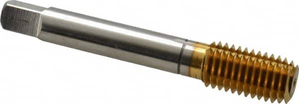 Thread Forming Tap: M14x2.00 Metric Coarse, 4H Class of Fit, Bottoming, High Speed Steel, TiN Coated MPN:19147-00T
